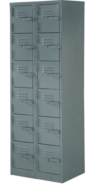 12-compartment-locker-grey